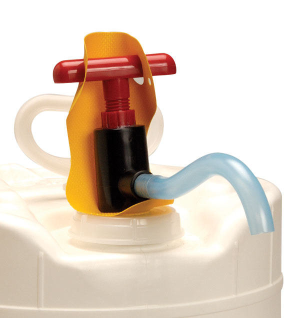 Chlorine-container pump